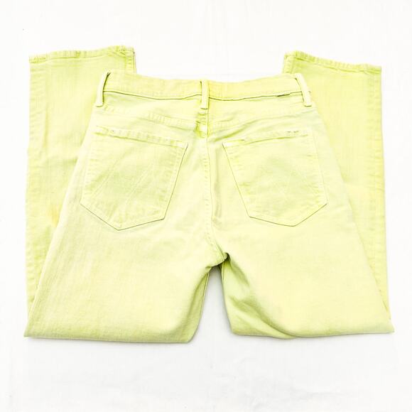 Mother Superior The Tomcat The Devil May Care Green Denim Jeans Size 27 - Picture 5 of 10